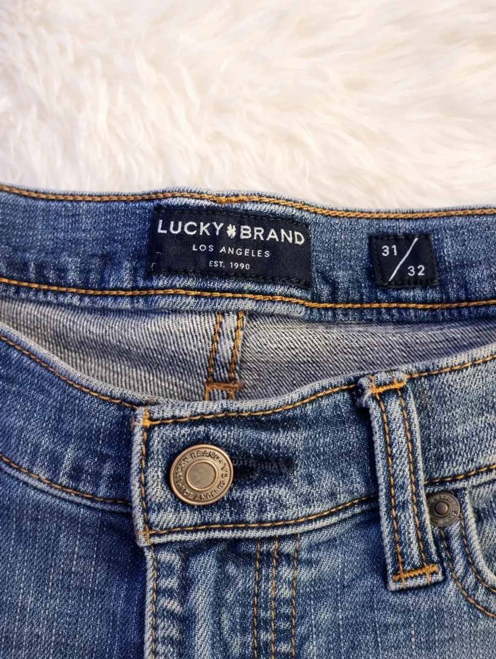 Lucky Brand 363 Vintage Straight Stretch Jeans 31x32 - Picture 2 of 5